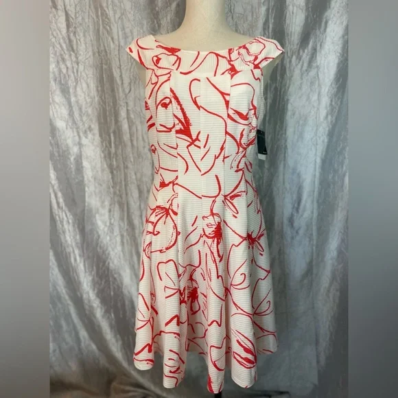Gabby Skye Floral Ribbed Sleeveless Dress at Nordstrom Rack - Womens Casual Dresses - Womens Dresses - Dresswear